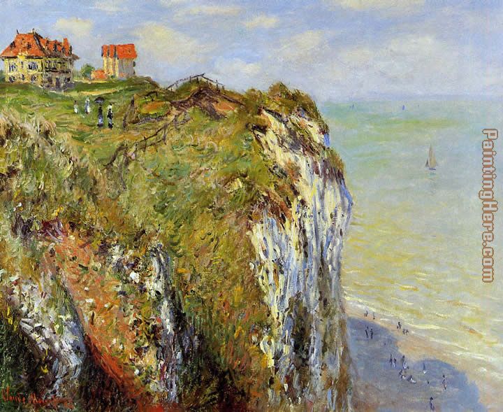Claude Monet Steep Cliffs At Dieppe